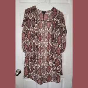 Rue21 Demask Boho Printed Kimono